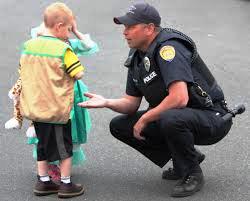 kid and police